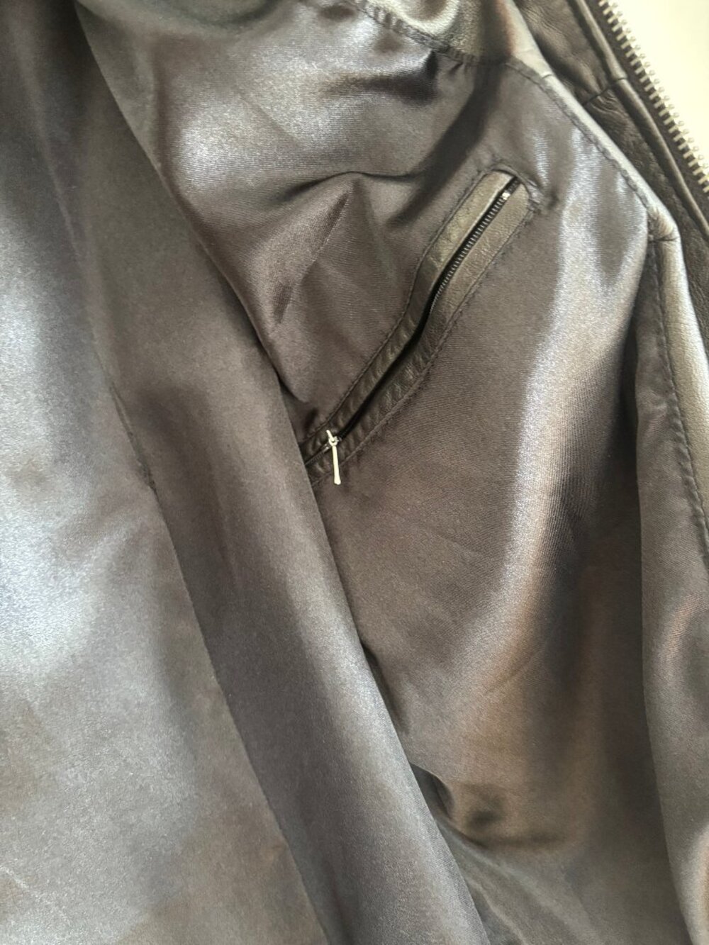 7 Diamonds Leather Moto Jacket Men's - Picture 8 of 9